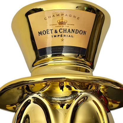 Moët & Chandon Champagne Duck Gold Chrome – Scultura Pop Art GF Exclusives