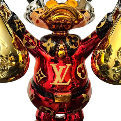 Louis Vuitton Money Bag Duck Red Chrome Gold – Scultura Pop Art GF Exclusives