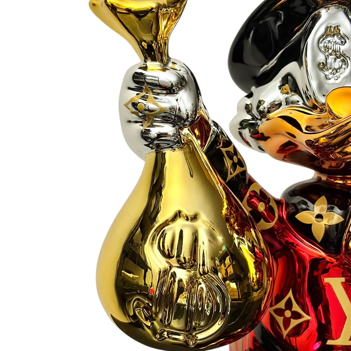 Louis Vuitton Money Bag Duck Red Chrome Gold – Scultura Pop Art GF Exclusives