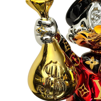 Louis Vuitton Money Bag Duck Red Chrome Gold – Scultura Pop Art GF Exclusives