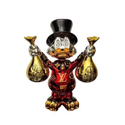 Louis Vuitton Money Bag Duck Red Chrome Gold – Scultura Pop Art GF Exclusives