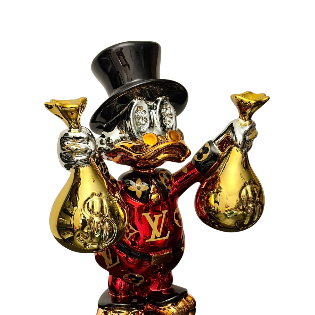 Louis Vuitton Money Bag Duck Red Chrome Gold – Scultura Pop Art GF Exclusives
