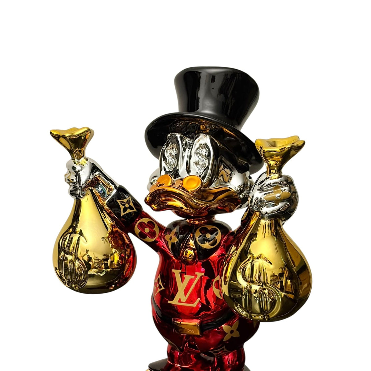 Louis Vuitton Money Bag Duck Red Chrome Gold – Scultura Pop Art GF Exclusives