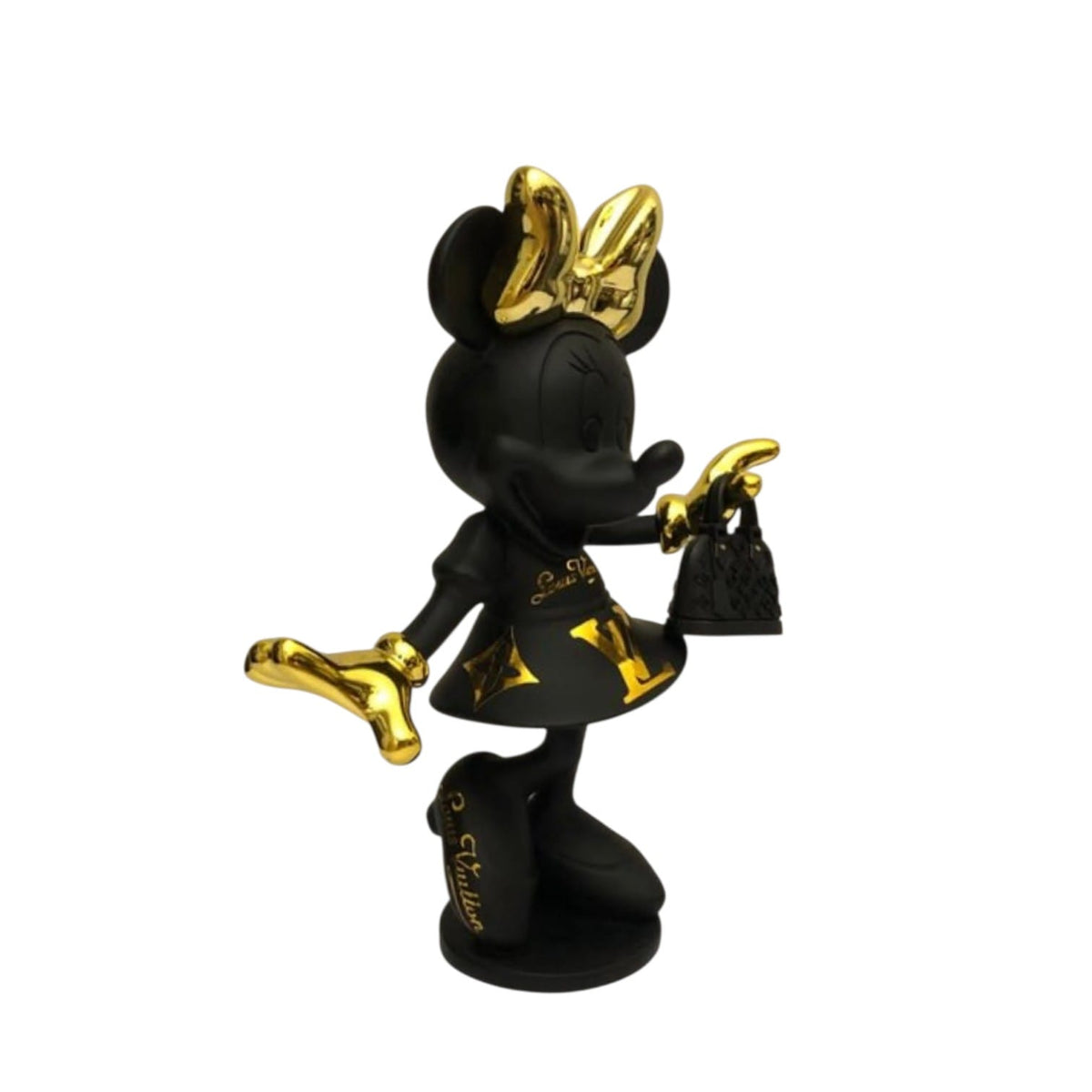 Louis Vuitton Minnie Mouse Black Gold – Scultura Pop Art GF Exclusives