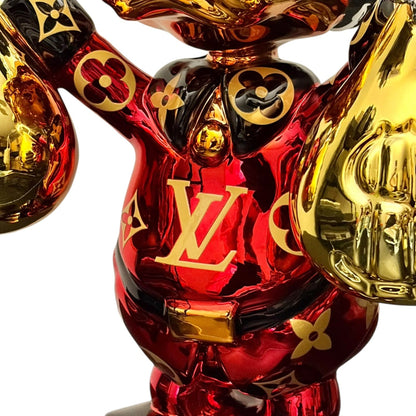 Louis Vuitton Money Bag Duck Red Chrome Gold – Scultura Pop Art GF Exclusives