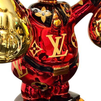 Louis Vuitton Money Bag Duck Red Chrome Gold – Scultura Pop Art GF Exclusives