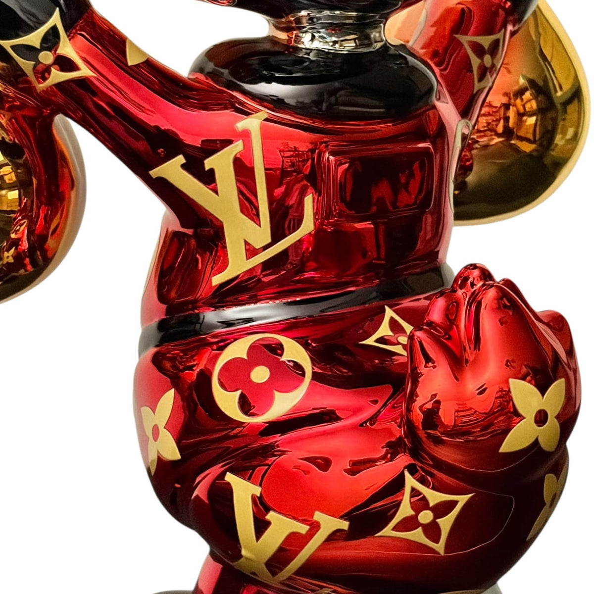 Louis Vuitton Money Bag Duck Red Chrome Gold – Scultura Pop Art GF Exclusives