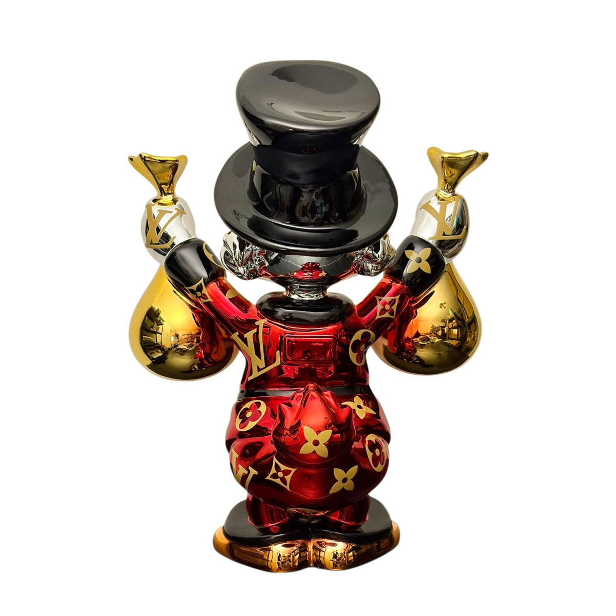 Louis Vuitton Money Bag Duck Red Chrome Gold – Scultura Pop Art GF Exclusives