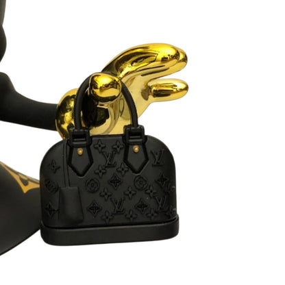 Louis Vuitton Minnie Mouse Black Gold – Scultura Pop Art GF Exclusives