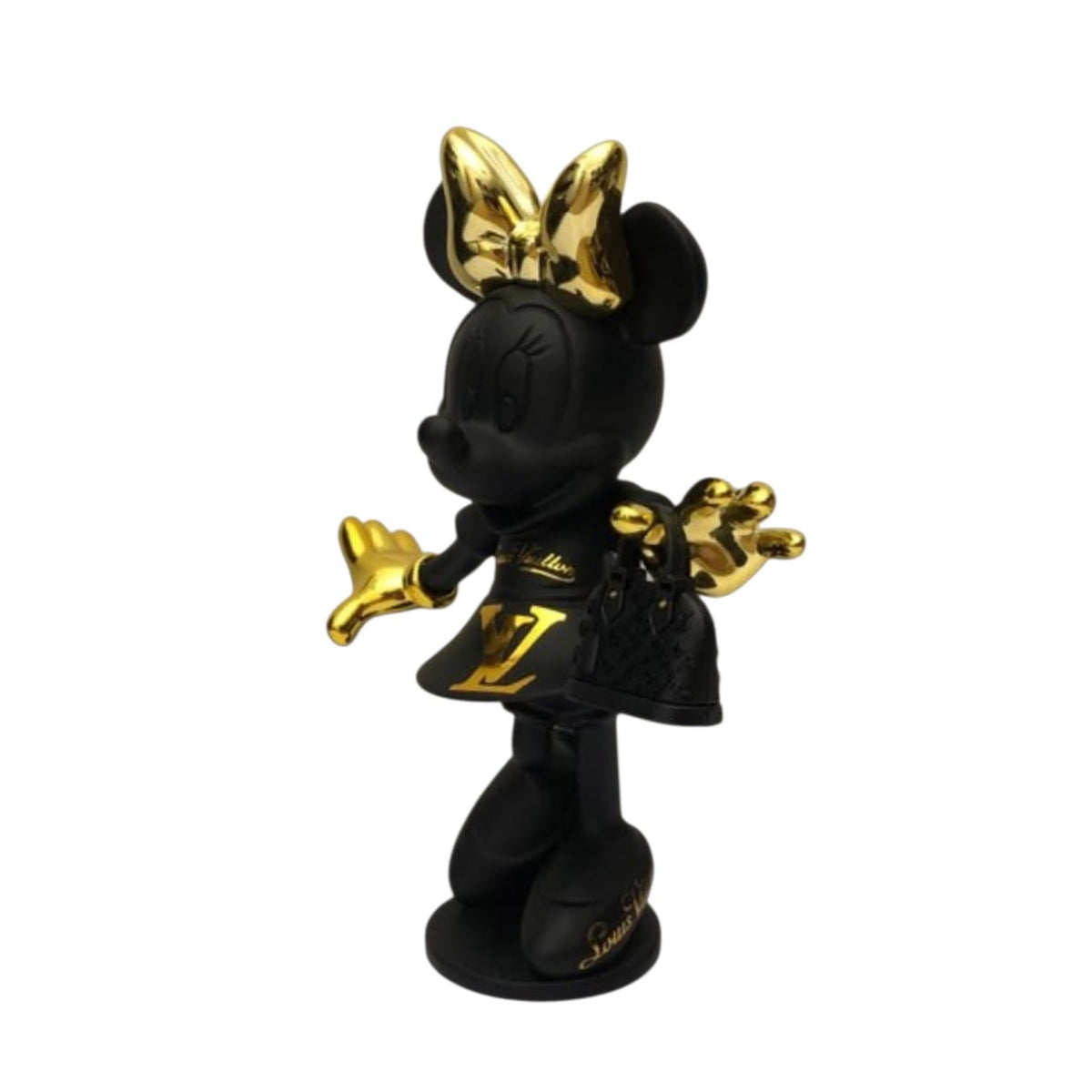 Louis Vuitton Minnie Mouse Black Gold – Scultura Pop Art GF Exclusives