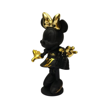 Louis Vuitton Minnie Mouse Black Gold – Scultura Pop Art GF Exclusives