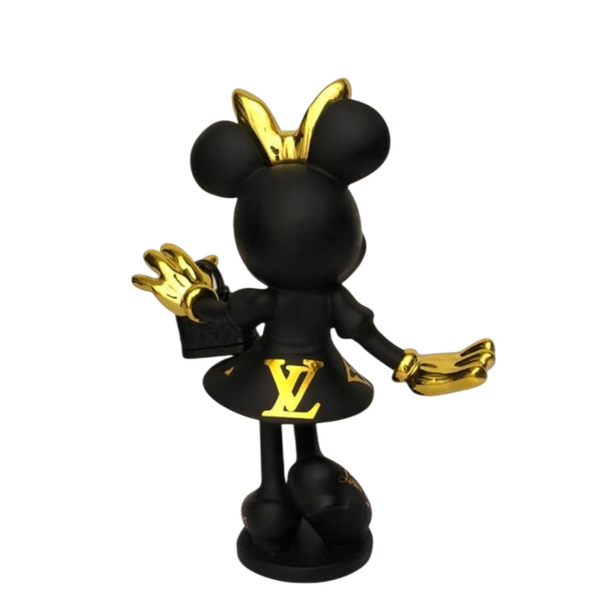 Louis Vuitton Minnie Mouse Black Gold – Scultura Pop Art GF Exclusives