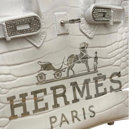 Hermès Birkin Bag White Silver – Scultura Pop Art GF Exclusives
