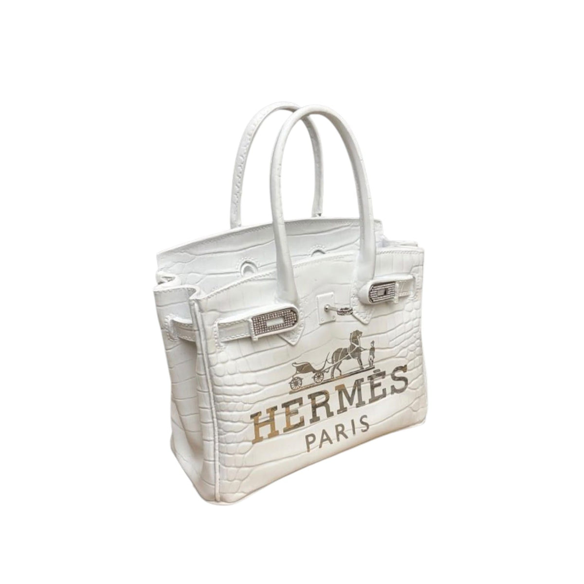 Hermès Birkin Bag White Silver – Scultura Pop Art GF Exclusives
