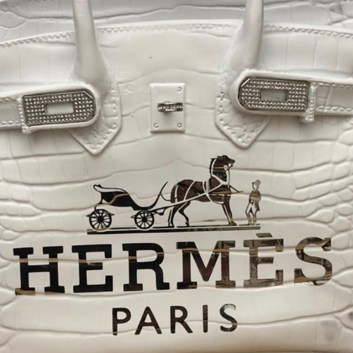 Hermès Birkin Bag White Silver – Scultura Pop Art GF Exclusives