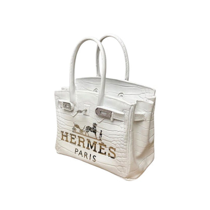 Hermès Birkin Bag White Silver – Scultura Pop Art GF Exclusives