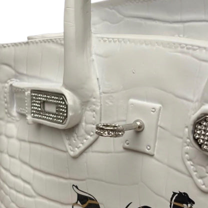 Hermès Birkin Bag White Silver – Scultura Pop Art GF Exclusives