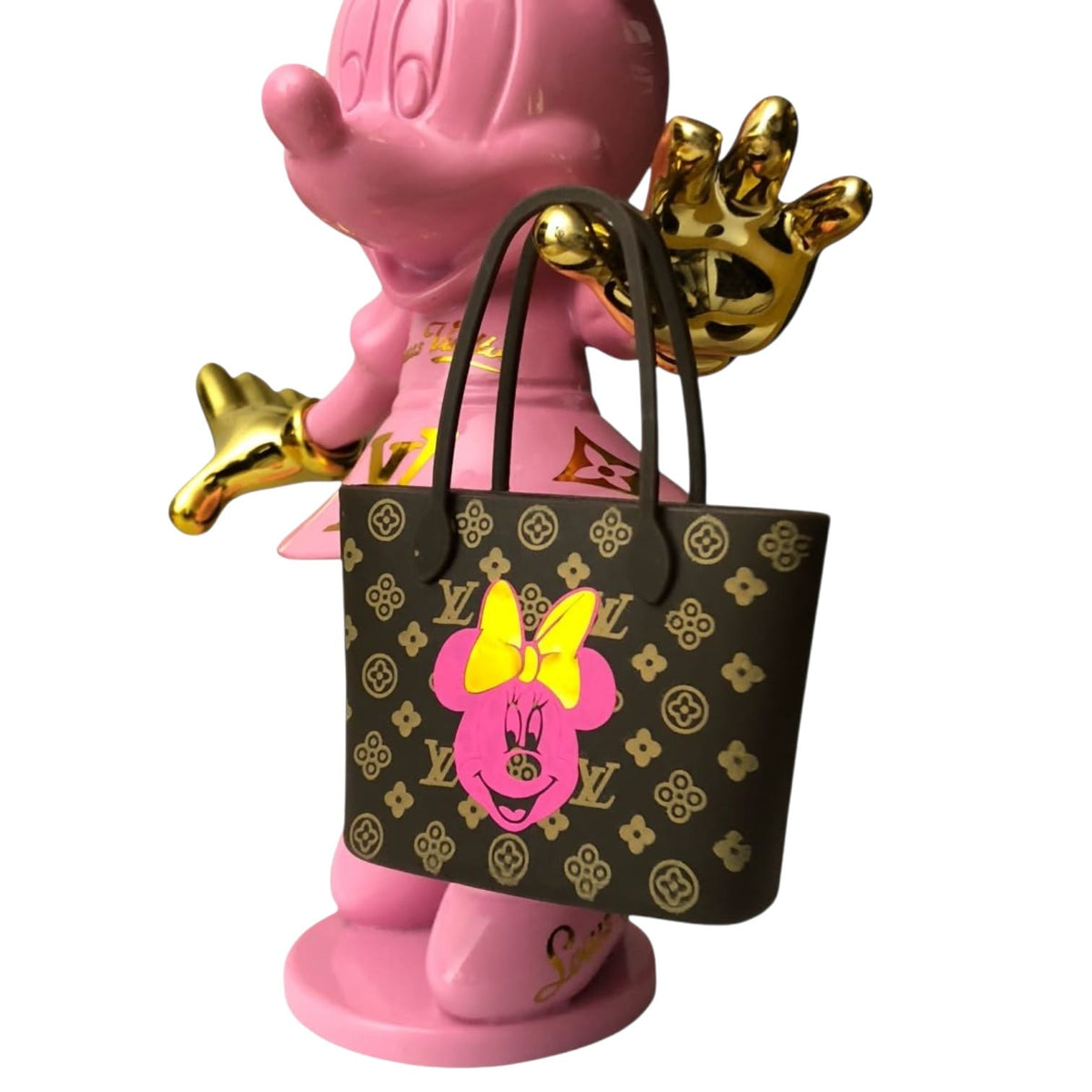 Louis Vuitton Minnie Mouse Pink Gold – Scultura Pop Art GF Exclusives