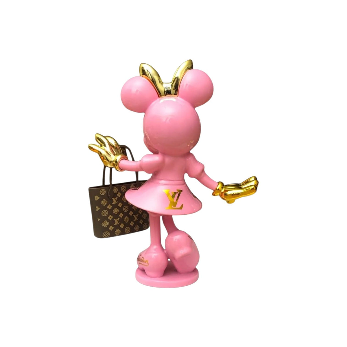 Louis Vuitton Minnie Mouse Pink Gold – Scultura Pop Art GF Exclusives