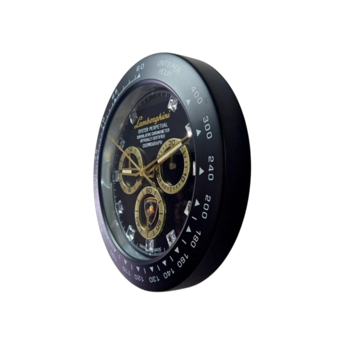 Orologio da Parete Lamborghini Daytona Nero Diamond