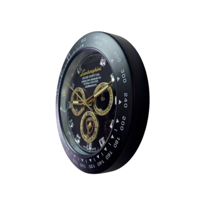 Orologio da Parete Lamborghini Daytona Nero Diamond