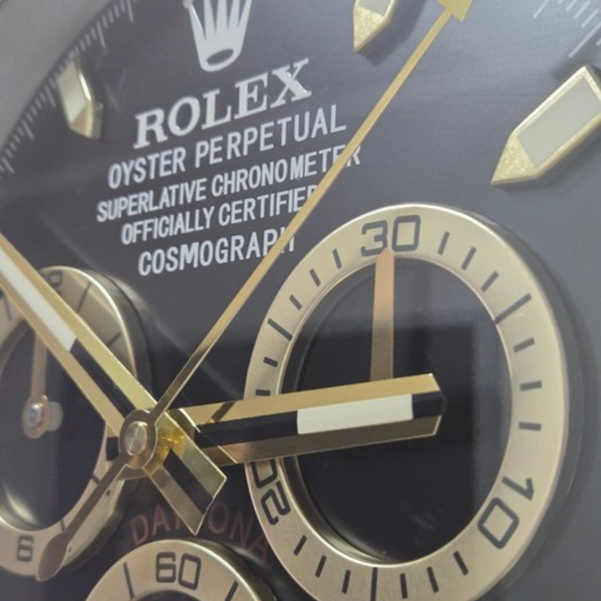 Orologio da Parete Rolex Daytona Ferrari Nero Oro