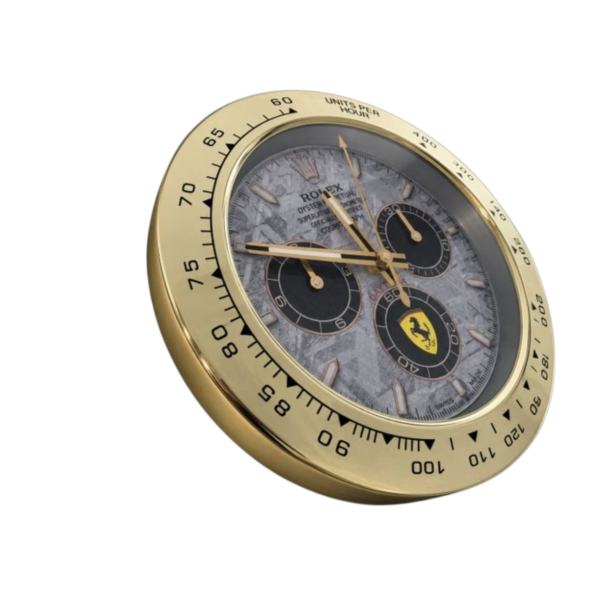 Orologio da Parete Rolex Daytona Meteorite Ferrari Oro