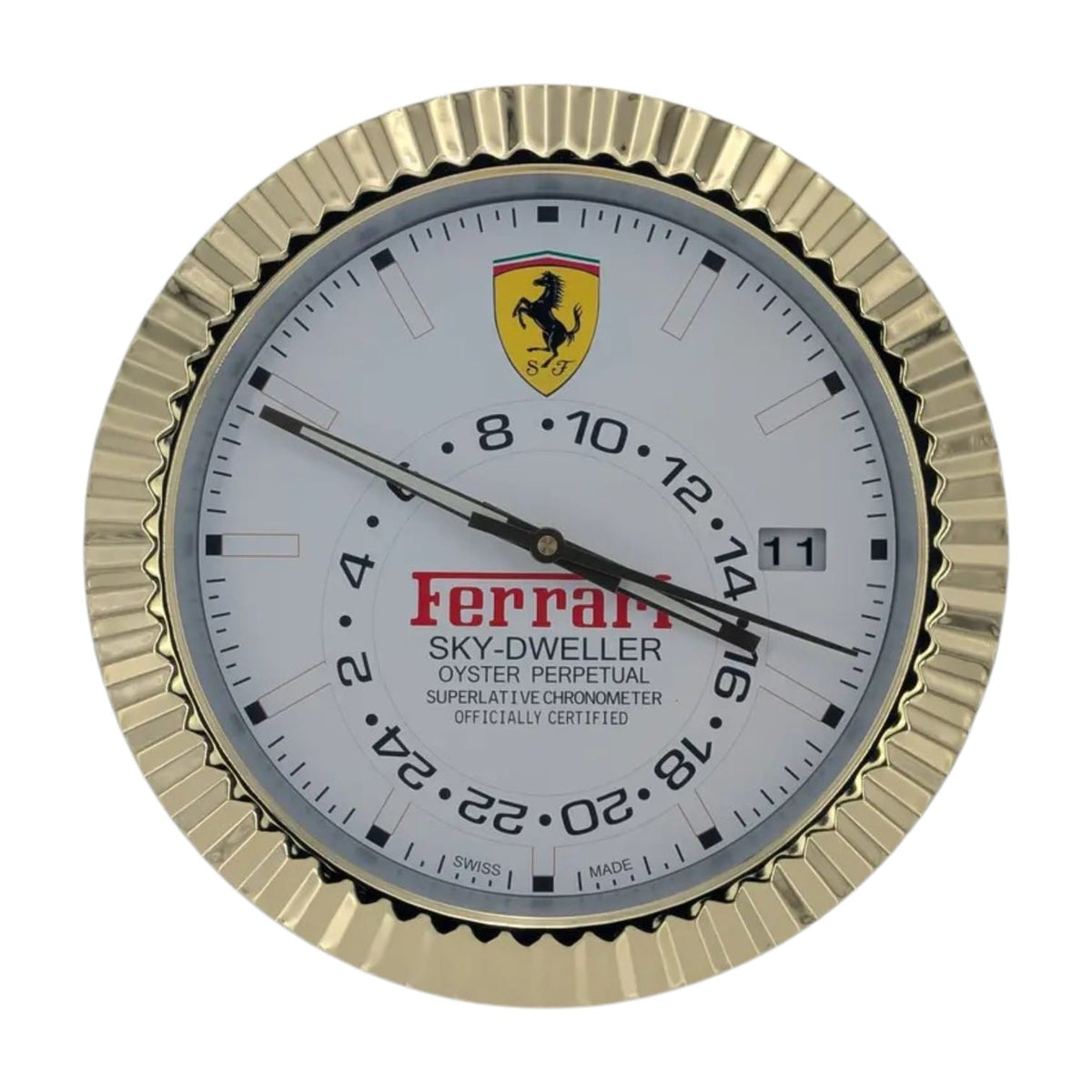 Orologio da Parete Ferrari Sky-Dweller Bianco Oro