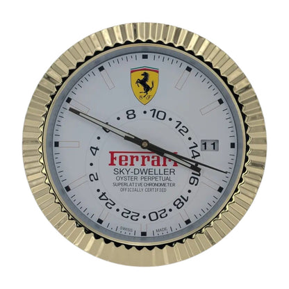 Orologio da Parete Ferrari Sky-Dweller Bianco Oro