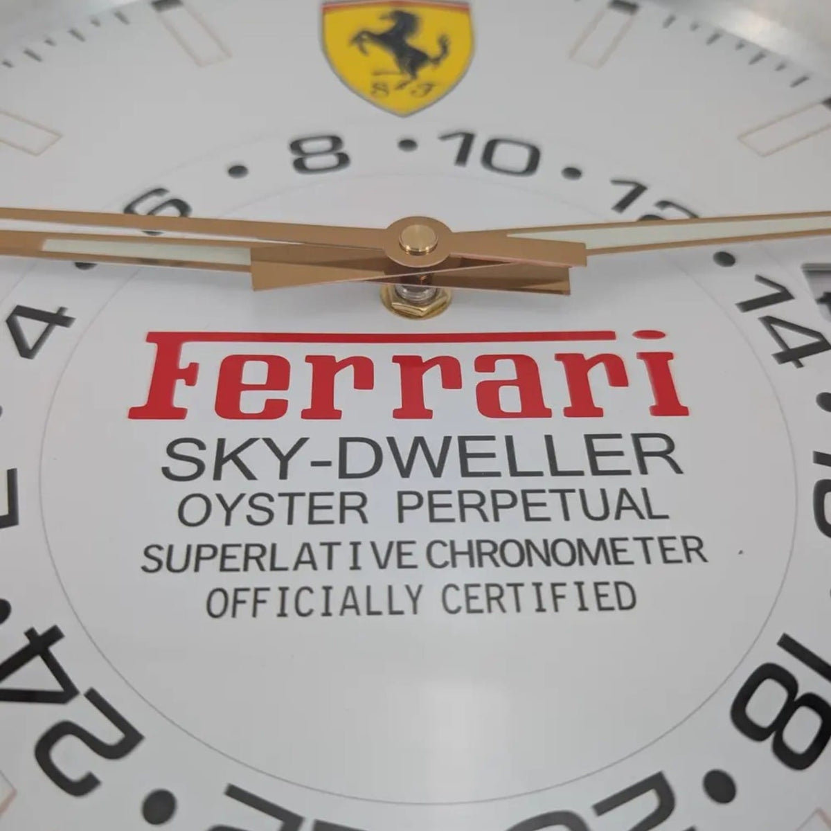 Orologio da Parete Ferrari Sky-Dweller Bianco Oro