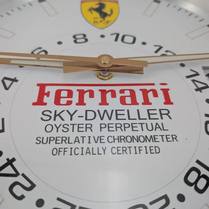 Orologio da Parete Ferrari Sky-Dweller Bianco Oro