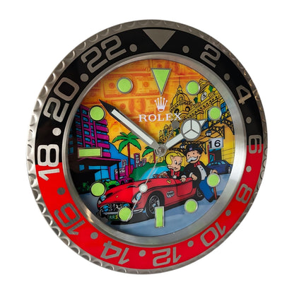 Orologio da Parete Pop Art – Monte Carlo in Ferrari 250 GT Gmt Edition