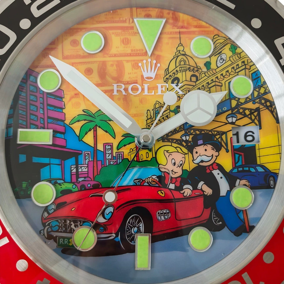 Orologio da Parete Pop Art – Monte Carlo in Ferrari 250 GT Gmt Edition