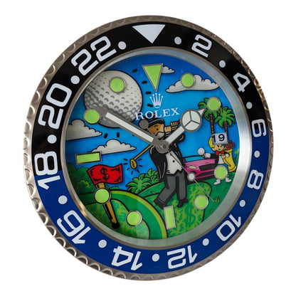 Orologio da Parete Pop Art – Golf Empire Monopoly Gmt Edition