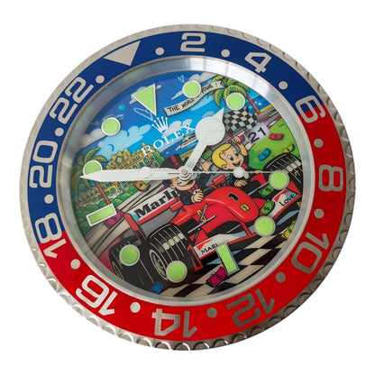 Orologio da Parete Pop Art – Monaco Millionaire F1 Gmt Edition