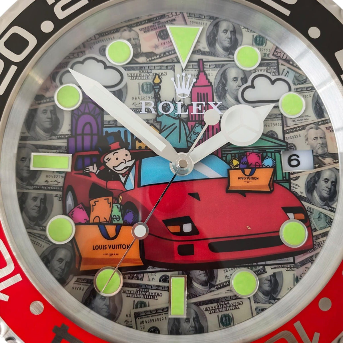 Orologio da Parete Pop Art – F40 Monopoly Billionaire Gmt Edition