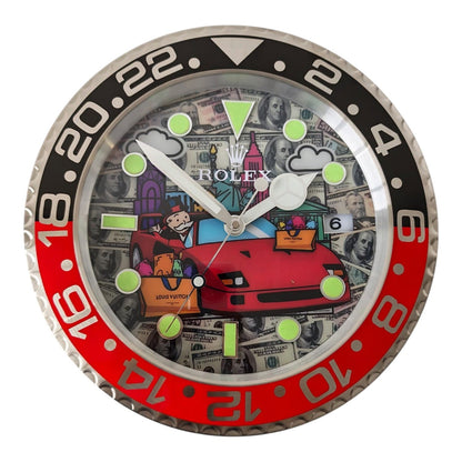 Orologio da Parete Pop Art – F40 Monopoly Billionaire Gmt Edition