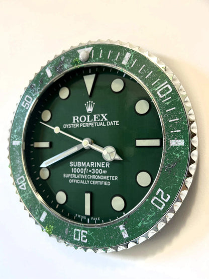 Orologio Classic Green Custom da Parete - Moon24