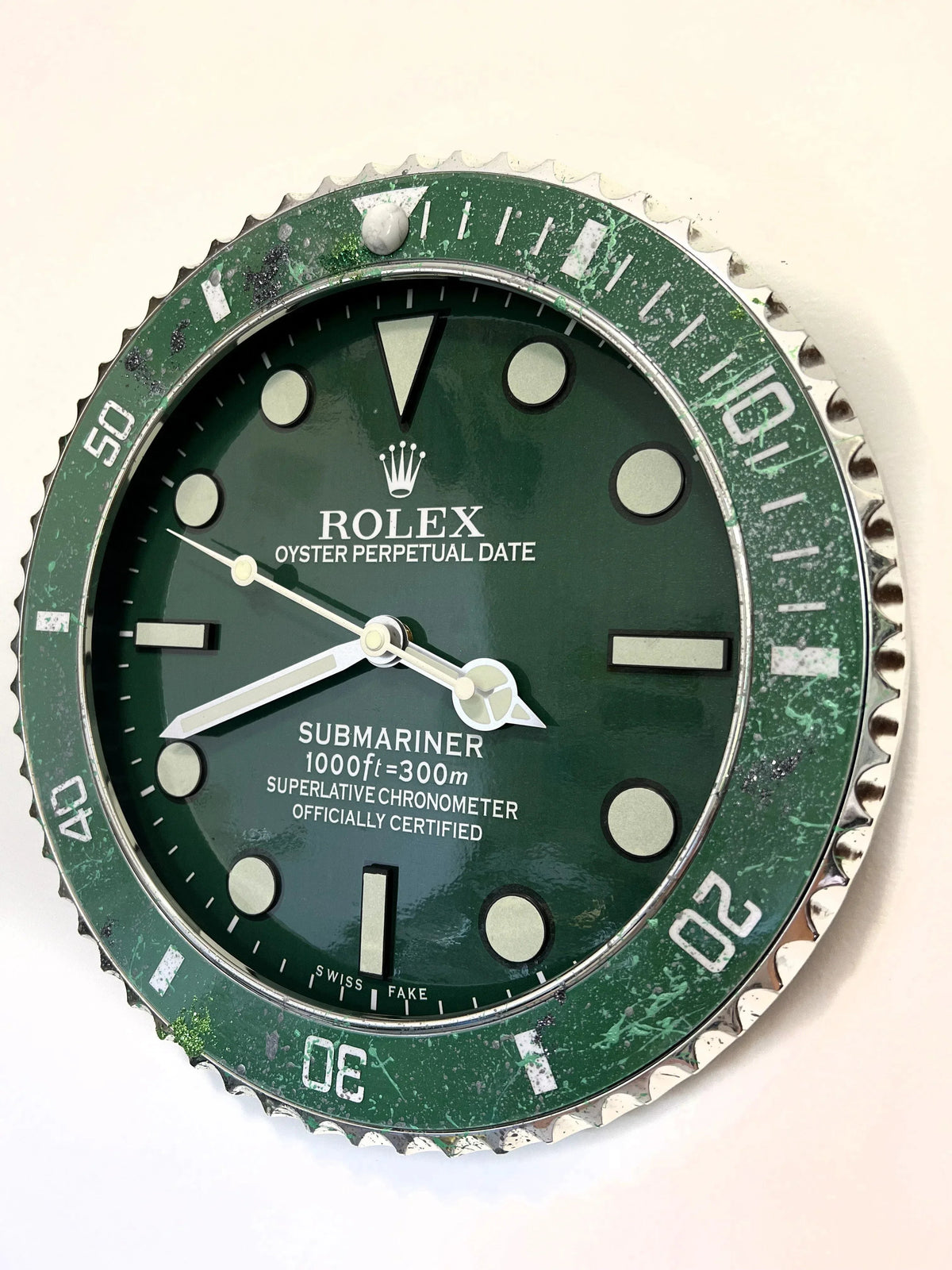 Orologio Classic Green Custom da Parete - Moon24