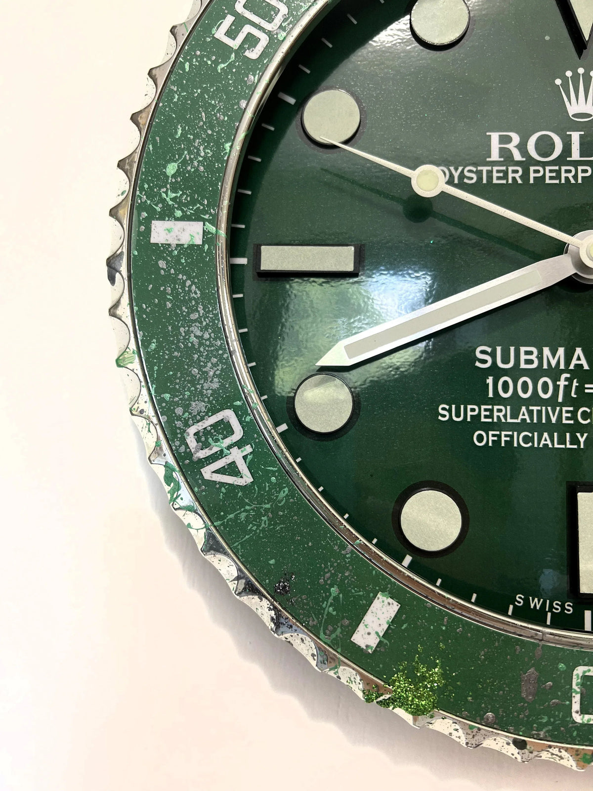 Orologio Classic Green Custom da Parete - Moon24