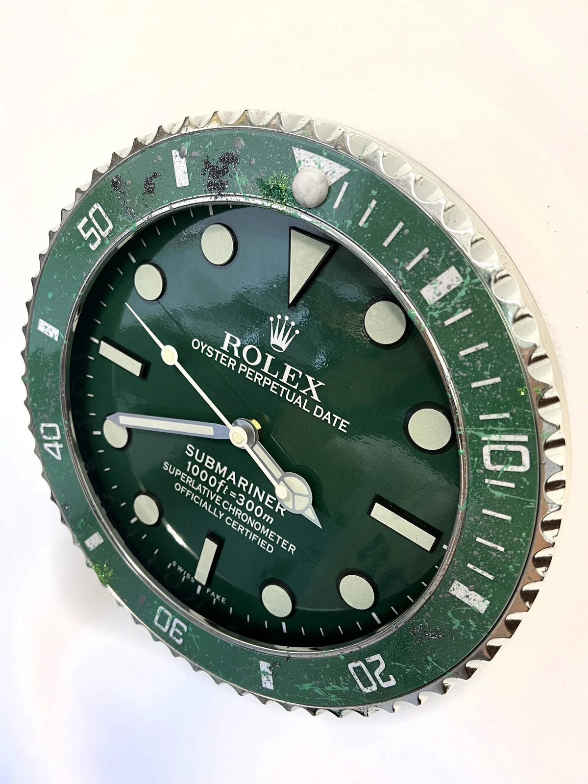 Orologio Classic Green Custom da Parete - Moon24