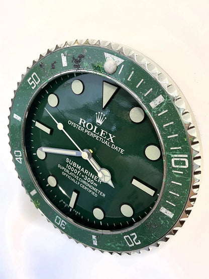 Orologio Classic Green Custom da Parete - Moon24