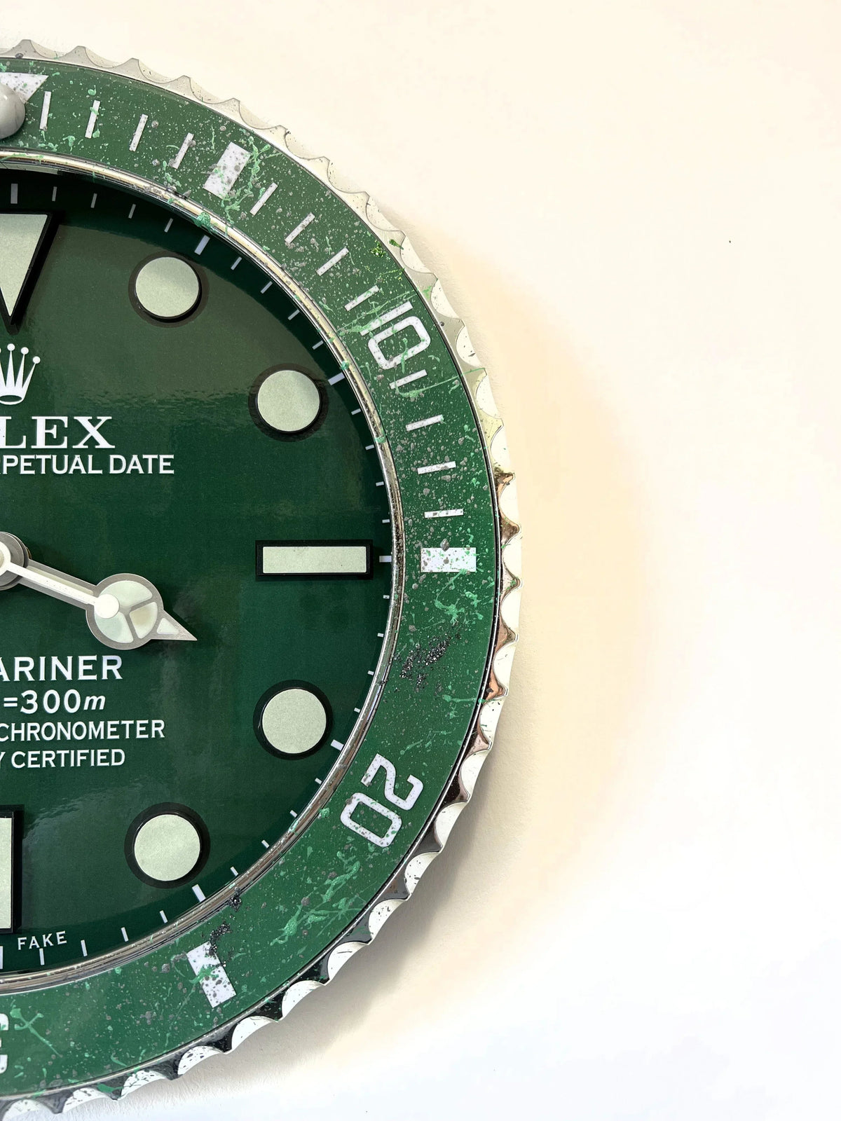 Orologio Classic Green Custom da Parete - Moon24