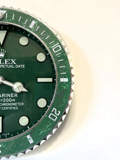 Orologio Classic Green Custom da Parete - Moon24