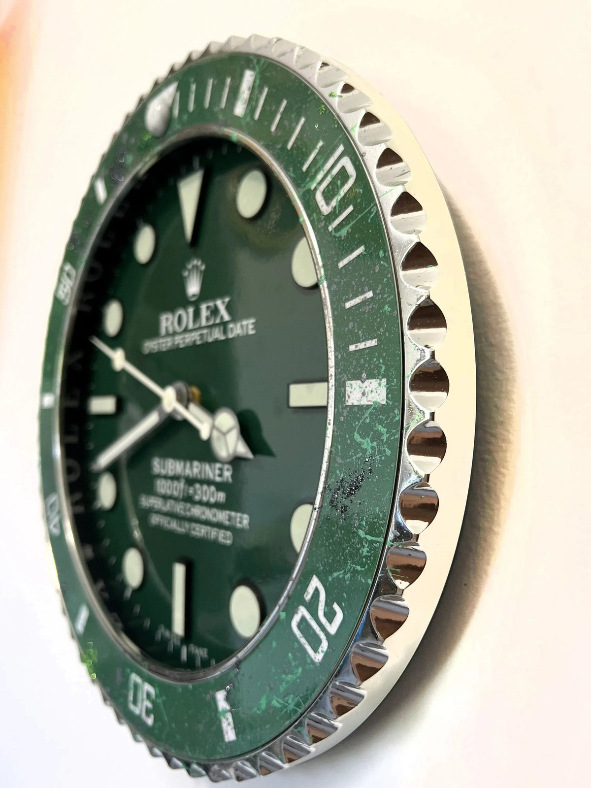 Orologio Classic Green Custom da Parete - Moon24