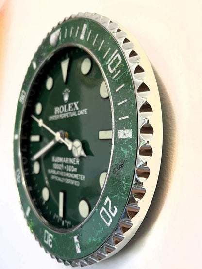Orologio Classic Green Custom da Parete - Moon24