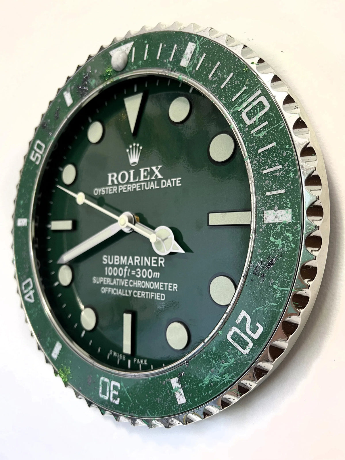 Orologio Classic Green Custom da Parete - Moon24