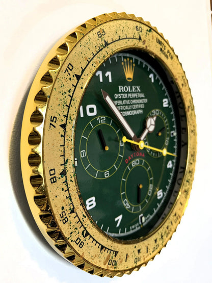 Orologio Green Gold Custom da Parete - Moon24
