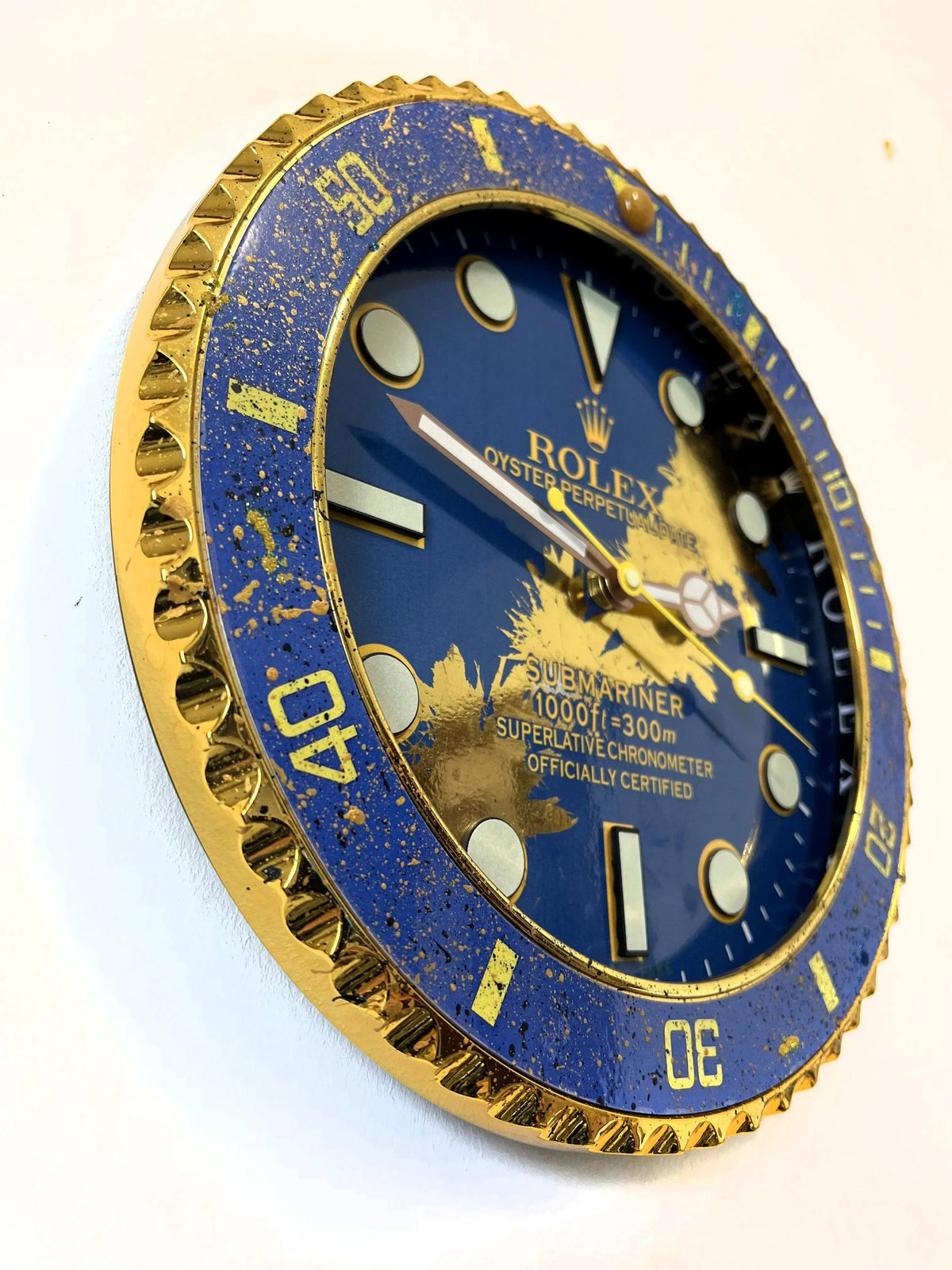 Orologio Deep Blue Custom da Parete - Moon24