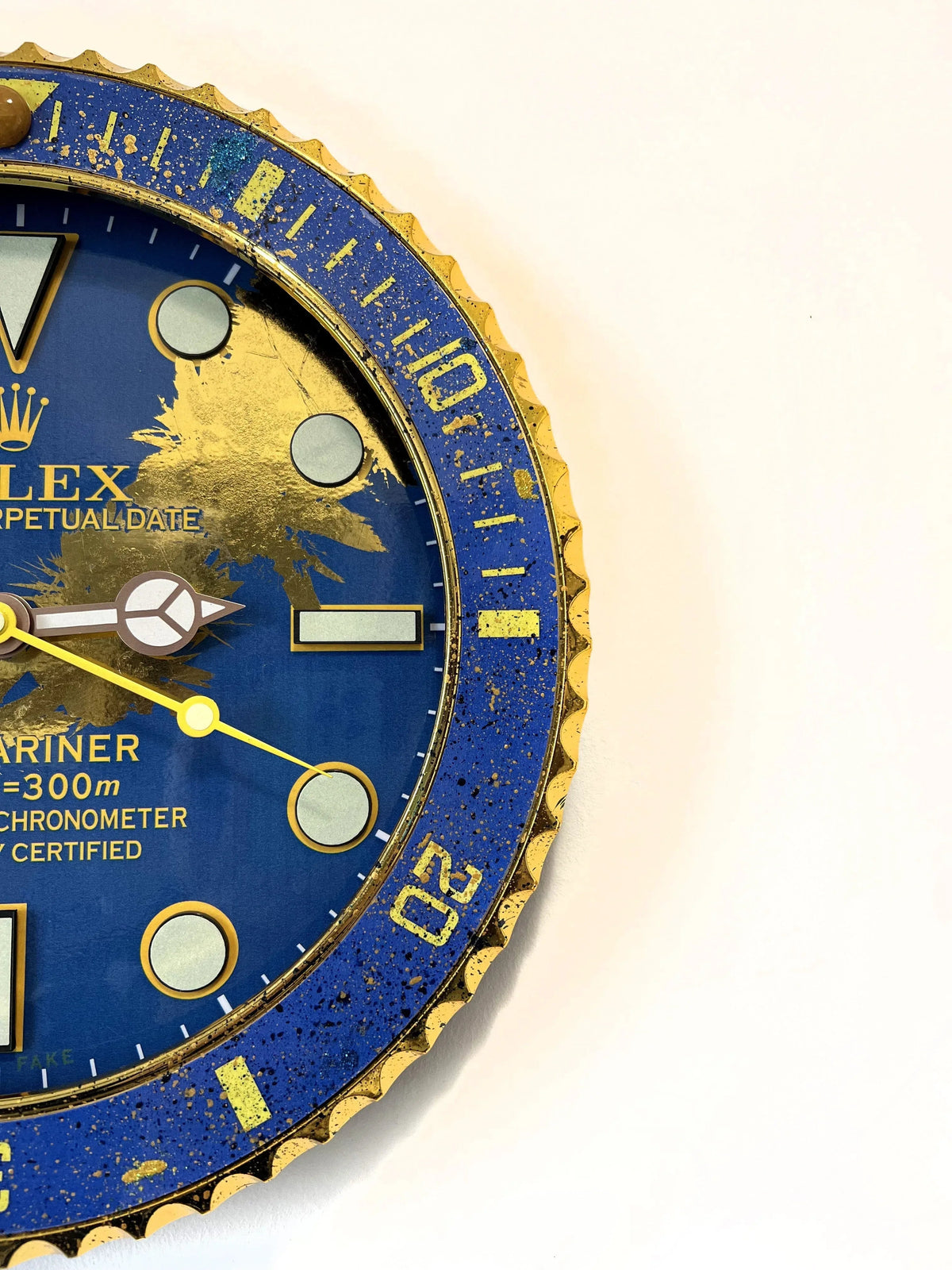 Orologio Deep Blue Custom da Parete - Moon24